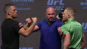 Ufc 202 Diaz Vs Mcgregor 2 Press Conference Faceoff Ufc 202 Ufc Mcgregor