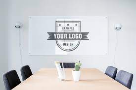 Download Logo On Office Wall Online Mockup Generator Mediamodifier