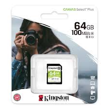 With a 64 gb sd card, there will always be space for your favourite memories. Canvas Select Plus Sd Card Class 10 Uhs I 100mb S 32gb To 512gb Kingston Technology