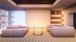 I plan to have a lounge, a library, a dining room, a kitchen, a trophy room, and some bedrooms, but i don't think that's enough. Minecraft How To Build A Modern Living Room Youtube