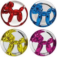 Über 80% neue produkte zum festpreis; Jeff Koons Balloon Dog Set Of 4 Red Blue Yellow Magenta Joseph K Levene Fine Art Ltd