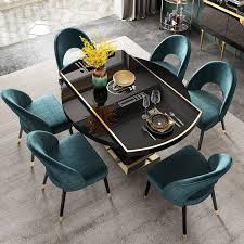 When your home has a formal dining room and your family mostly eats on barstools at the kitchen counter, the dining room might seem like wasted space. 2019 New Light Luxury Dining Table And Chair Combination Post Modern Living Room Retractable Round Multi Function Dining Table Dining Room Sets Aliexpress