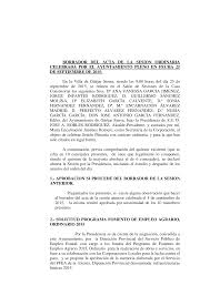 BORRADOR DEL ACTA DE LA SESION EXTRAORDINARIA CELEBRADA POR EL AYUNTAMIENTO  PLENO EN FECHA 26 DE ENERO DE 2007-