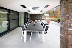 The Bromic Platinum Smart Heat Electric Installed In This Modern Luxurious Home In Brussels Belgium Br Residential Design Outdoor Heaters Design Consultant