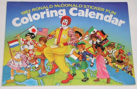 Mcdonalds Calendars Childhood Memories Childhood Books Childhood