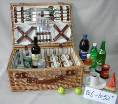 If you're not straying too far from the boot of your car, this willow hamper for four people is a. High Quality Custom Portable Empty Picnic Hamper Cheap Handmade Willow Wicker Picnic Basket Set For 4 6 Buy Picnic Basket 4 Person Picnic Basket 6 Person Handmade Willow Wicker Picnic Basket Set