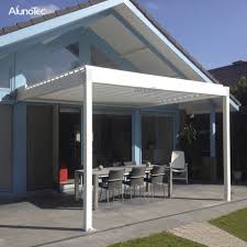 Durable & modern louvered roofs. Outdoor Metal Aluminium Pergolas For Patio Louvered Roof Pergola Kits Pergola Roof System Buy Pergola Roof Pergola Kits Louver Pergola Product On Aluminum Pergola Alunotec