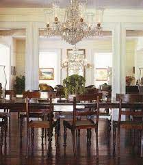 Crafted in maple and cherry, the caribbean sunset finish has a warm brown patina with a soft luster, highlighted by custom hardware in an aged brass finish. Brabourne Farm 2009 01 25 Farmhouse Kitchen Decor Dining Room Wall Decor Elegant Dining Room