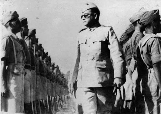 Netaji Subhas Chandra Bose declares war on Britain and US