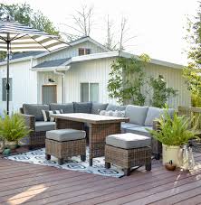 Brookbury 5 Piece Patio Wicker Sectional Set Via Fox Hollow Cottage Outdoor Outdoorliving Seating Patio Backy Patio Better Homes Gardens Outdoor Living