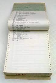 Your computer printout stock images are ready. Datei Bound Computer Printout Agr Jpg Wikipedia