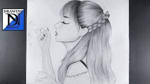 Maybe you would like to learn more about one of these? How To Draw Girl Blowing Bubbles Drawing Of Girl Drawing For Girls Easy Easy Drawing For Girls Youtube