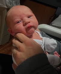 Behold! Arthur Steven Viscius-Schubert ! 7lb 5oz born 2/20/25. 33 hours of  labor , 23min to push him out❤️our hearts are exploding. And we are sleepy.  @ulnaband and I made a dang