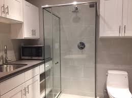 is this combined kitchen bathroom in
