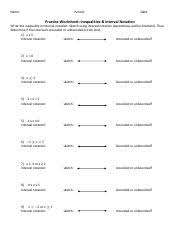 Для просмотра онлайн кликните на видео ⤵. 1 1 Interval Notation Worksheet Pdf Name Period Date Practice Worksheet Inequalities Interval Notation Write The Inequality In Interval Notation Course Hero