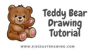 Okay lets start out this first step by drawing a series of circle to make the frame of the teddy's body. How To Draw A Teddy Bear Easy Kids Easy Drawing