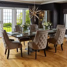 The plush side chair embraces pragmatic essentialism with elements of subtle, light ivory class. Medina High Gloss 200cm Extending Dining Table 6 Metz Latte Chairs