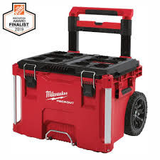 Black And Decker Tool Box 19in Milwaukee Packout 22 In Rolling Tool Box 48 22 8426 The Home Depot In 2020 Rolling Tool Box Portable Tool Box Tool Box Storage