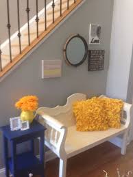 Entry Way Set Up Valspar Urban Sunrise Walls Kitchen Wall Colors Concrete Countertops Kitchen Diy Glass Mosaic Backsplash Kitchen