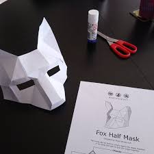 A game of thrones books by george r r martin. Half Fox Papercraft Mask Template Etsy In 2021 Paper Crafts Mask Template Paper Mask