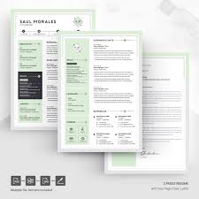 The cv template pages can be edited in word and comes with a matching cover letter template. Resume Template 3 Page Cv Template Free Resumes Templates Pixelify Net