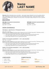 Simple illustrator resume template free. Free Cv Template To Fill Out In Word Format Cvs Downloads