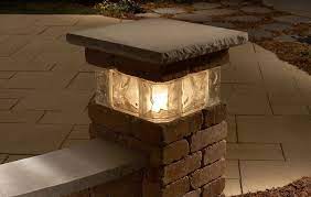 Rockwood Lighted Pillars Solar Lights Garden Outdoor Living Kits Modern Outdoor Lighting