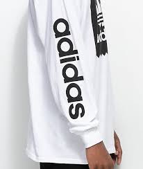 Adidas Black And White Long Sleeve Shirt Adidas Blackbird White Long Sleeve T Shirt White Long Sleeve Long Sleeve Long Sleeve Tshirt