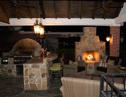 Read this to protect yourself during windy blizzards + strong hurricanes! Gable Roof Patio Cover With Outdoor Kitchen Fireplace Texas Custom Patios