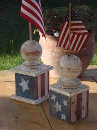 Rustic American Flag Holder By Sibleywoodshop On Etsy 18 00 4th Of July Decorations July Crafts Fourth Of July Decor