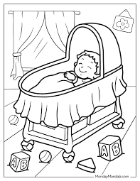 baby coloring page