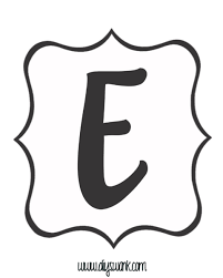 All these card templates are printable too! Free Printable Black And White Banner Letters Swanky Design Company