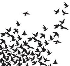 Pin By Joyceannbajada On Ideas Bird Silhouette Art Bird Silhouette Tattoos Black Bird Tattoo