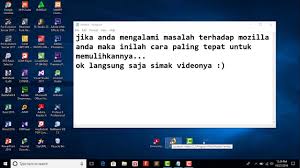 Cara Mudah Dan Cepat Mengembalikan Mozilla Firefox Seperti Semula Youtube
