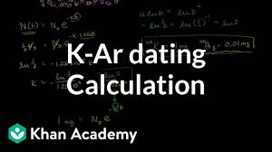 Radiometric dating in radiometric dating, the measured ratio of certain radioactive elements is used as a proxy for age. K Ar Dating Calculation Video Khan Academy