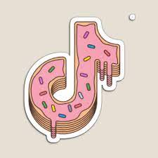 Donuts Tik Tok Magnet By Doit All Preppy Stickers Cool Stickers Cute Emoji Wallpaper