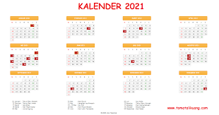 Kalender 2021 indonesia lengkap dengan hari libur nasional. Kalender 2021 Daftar Hari Libur Nasional Cuti Bersama Di Tahun 2021 Berdasarkan Skb 3 Menteri Tomatalikuang Com Berita Pendidikan Terbaru