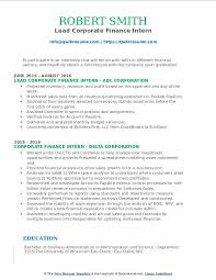 Corporate finance job descriptions, from the cfo through financial analyst, with suggested experience, job knowledge and skills outlined. Corporate Finance Intern Resume Samples Qwikresume