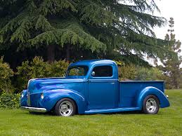 Image result for Dark Blue 1940 Truck