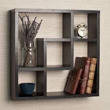 Square Wall Shelf Floating Decor Shelves Cube Display Storage Mount Organizer Wall Shelf Decor Wall Shelves Black Wall Shelves