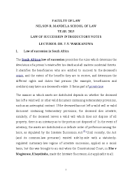 Universities in south korea can't find enough students, and in germany, hundreds of thousands of though some countries continue to see their populations grow, especially in africa, fertility rates are falling another example is the us patriot act that was for years under preparation, way before 9/11. Doc Faculty Of Law Succession Notes Lindokuhle Mtirara Academia Edu
