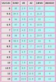 mexico shoe size chart child kids shoe size chart