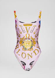 Versace Blonde Print One Piece Swimsuit 850 Splendid Swimwear Swimwear Fashion Swimsuits