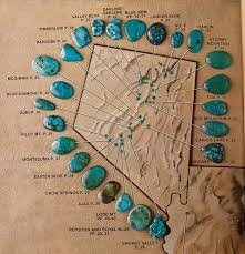 Turquoise Location Type Chart For The State Of Nevada Stones And Crystals Minerals And Gemstones Crystals And Gemstones
