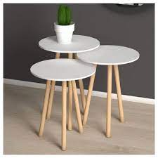 Zen Home Uclu Mdf Zigon Sehpa Kahve Masasi Masa Oturma Odasi Fikirleri