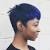 Aesthetic Blue Short Hair