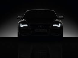Audi A8 At Night Easily Recognizable By The Signature Led Projector Headlights Audi A8 Audi Audi Sports Car