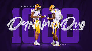 Could the cincinnati bengals go after another wideout in the 2021 nfl draft right after selecting tee higgins this year? Lsu Football Ja Marr Chase And Justin Jefferson Are Just Facebook