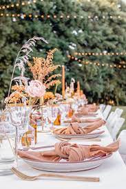 This Rust Baby Shower Is All Things Trendy And Abstract Inspired By This Outdoor Baby Shower Baby Shower Brunch Baby Shower Tablescapes