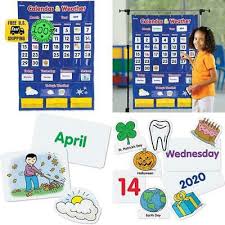 Learning Resources Calendar Weather Pocket Chart